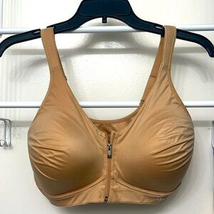 Victoria’s Secret sports bra, medium support, front zip, 36D